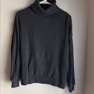 GAP Charcoal Ribbed Sweater